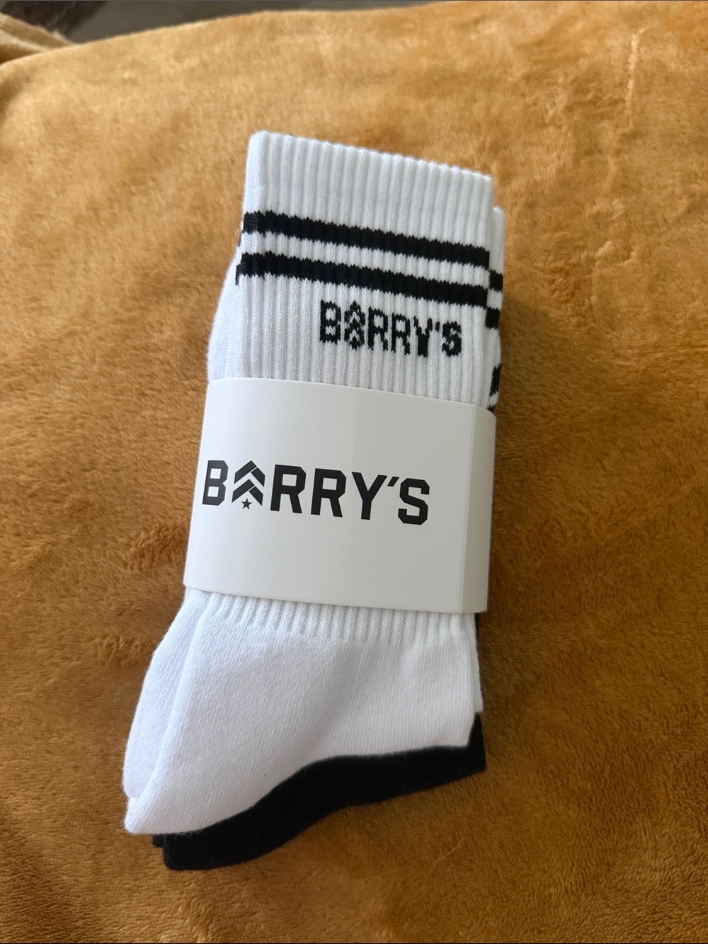 White & Black Athletic Crew Socks